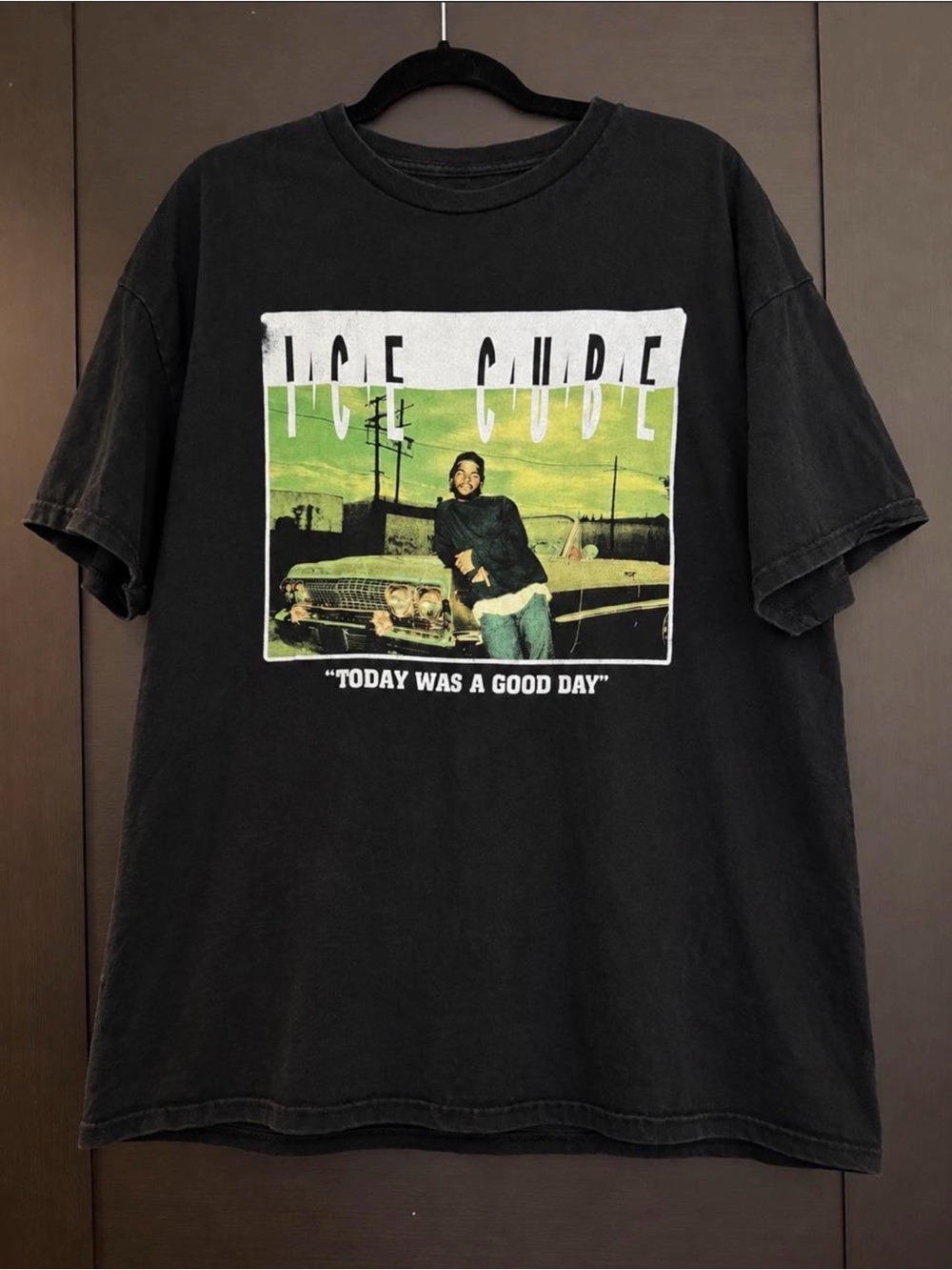 Ice Cube Today Was a Good Day Black Graphic Rap Hip Hop T-Shirt